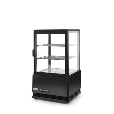 Chlazená skříň displeje, 58 l, Arktic, černá, 230V/170W, 452x406x(H)830mm | 233627
